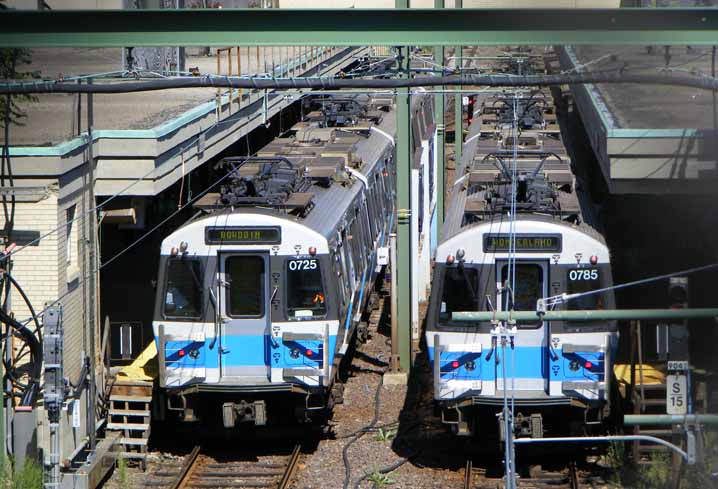 MBTA Blue Line Train Siemans 0725 & 0785